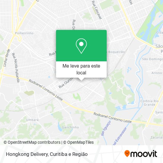 Hongkong Delivery mapa