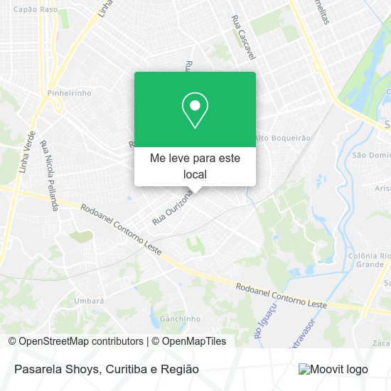 Pasarela Shoys mapa