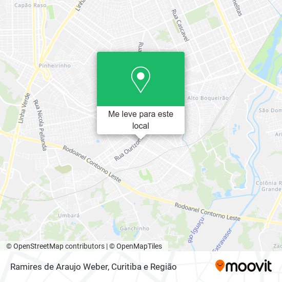 Ramires de Araujo Weber mapa
