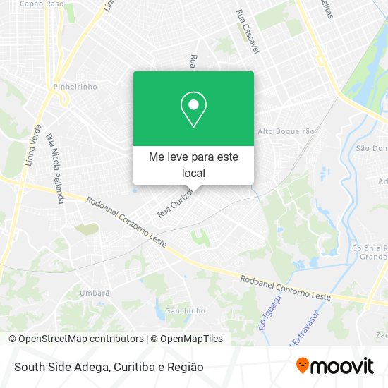 South Side Adega mapa