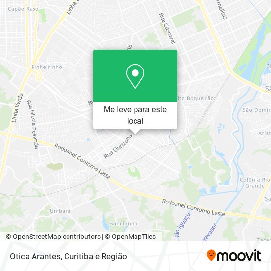 Otica Arantes mapa