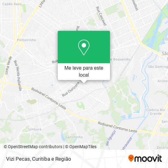 Vizi Pecas mapa