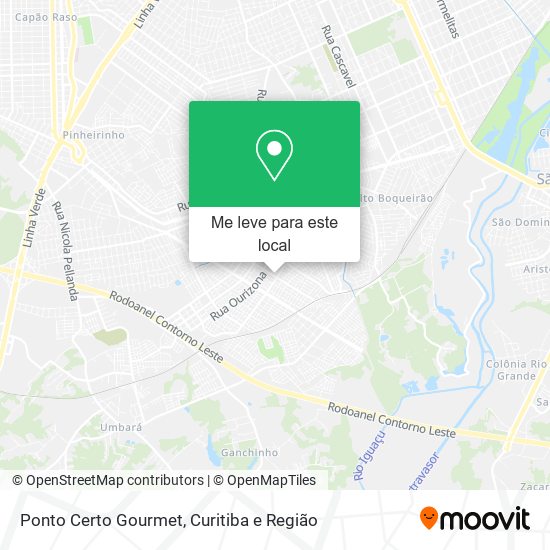 Ponto Certo Gourmet mapa