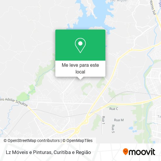 Lz Móveis e Pinturas mapa