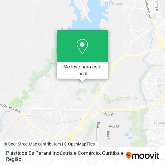 Plásticos Ss Paraná Indústria e Comércio mapa