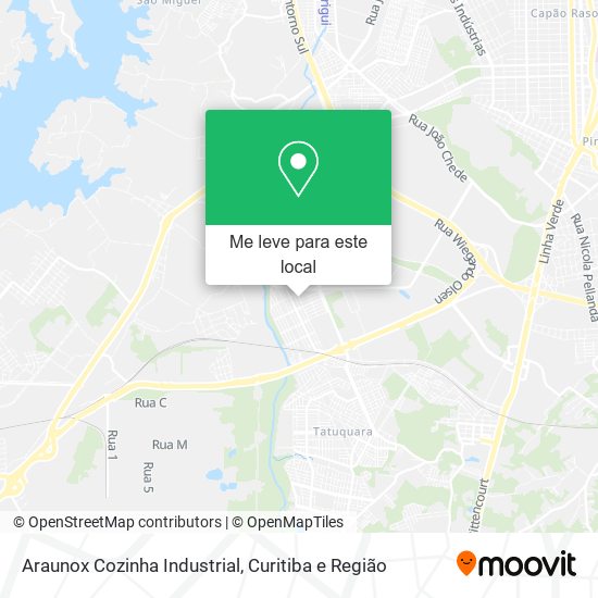 Araunox Cozinha Industrial mapa