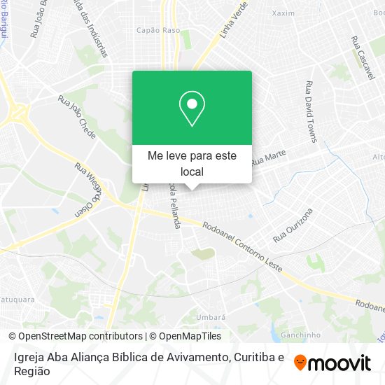 Igreja Aba Aliança Bíblica de Avivamento mapa