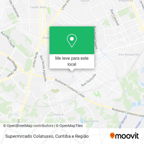 Supermrcado Colatusso mapa