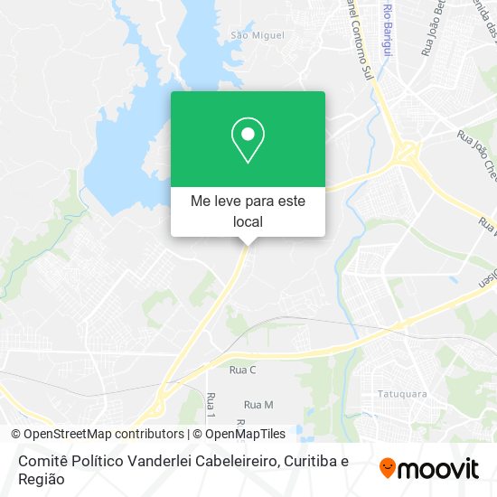 Comitê Político Vanderlei Cabeleireiro mapa