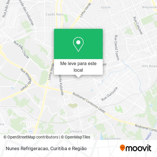 Nunes Refrigeracao mapa