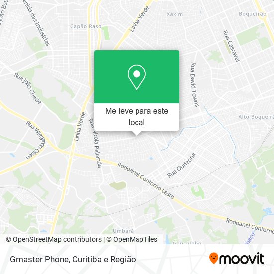 Gmaster Phone mapa
