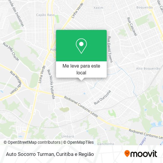 Auto Socorro Turman mapa