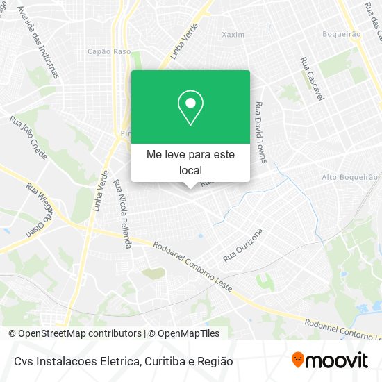 Cvs Instalacoes Eletrica mapa