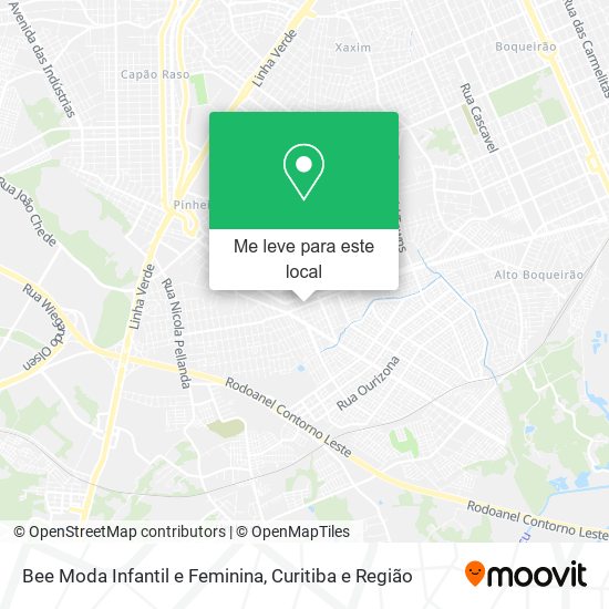 Bee Moda Infantil e Feminina mapa