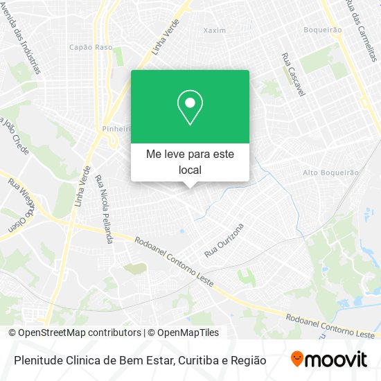 Plenitude Clinica de Bem Estar mapa