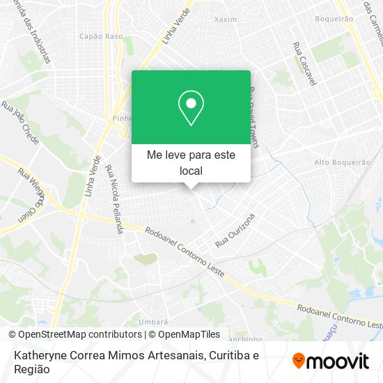 Katheryne Correa Mimos Artesanais mapa