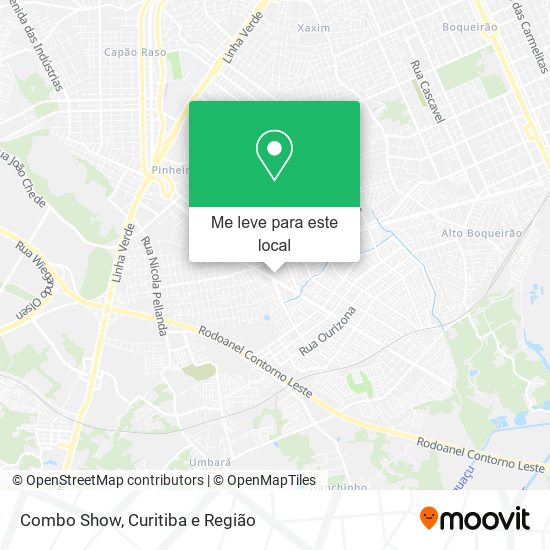 Combo Show mapa