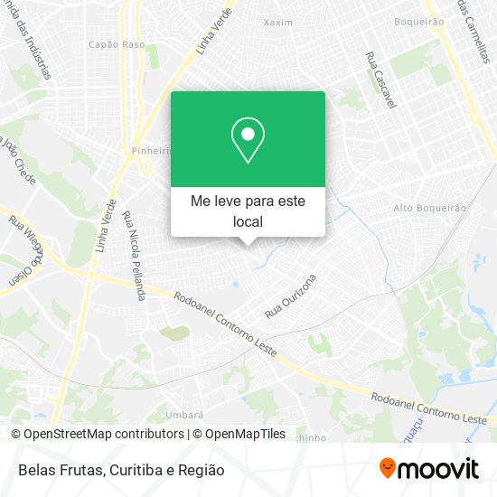 Belas Frutas mapa
