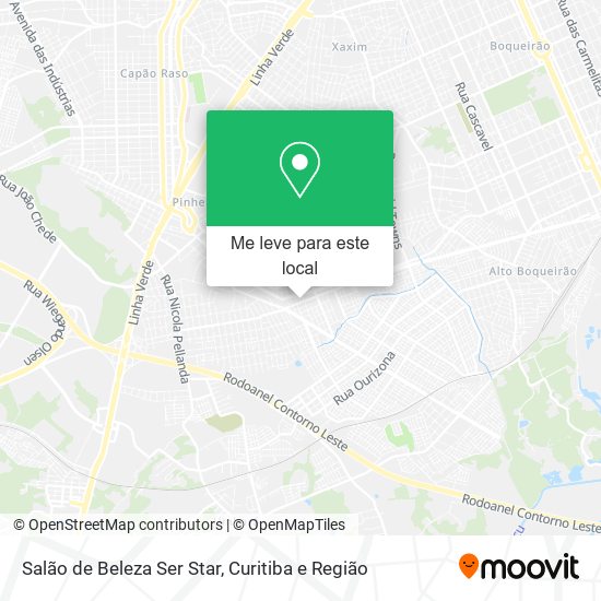 Salão de Beleza Ser Star mapa