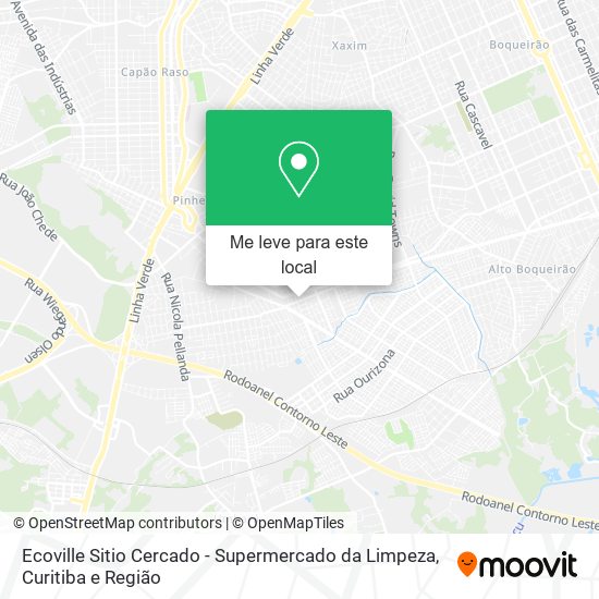 Ecoville Sitio Cercado - Supermercado da Limpeza mapa
