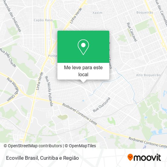 Ecoville Brasil mapa