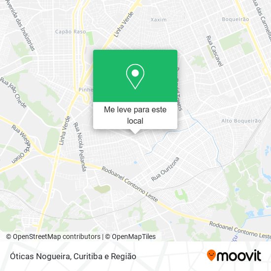 Óticas Nogueira mapa