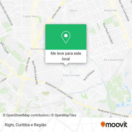 Righi mapa