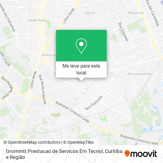 Grommtt Prestacao de Servicos Em Tecnol mapa