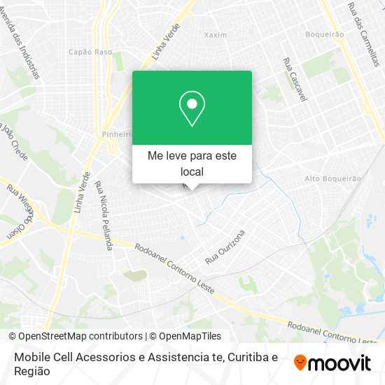 Mobile Cell Acessorios e Assistencia te mapa