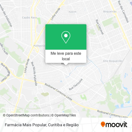 Farmácia Mais Popular mapa