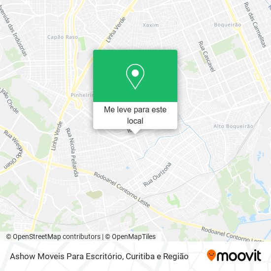 Ashow Moveis Para Escritório mapa