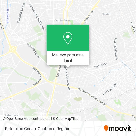 Refeitório Cnssc mapa