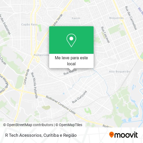 R Tech Acessorios mapa