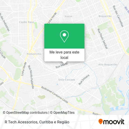 R Tech Acessorios mapa
