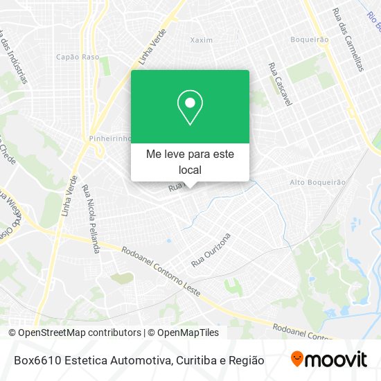 Box6610 Estetica Automotiva mapa