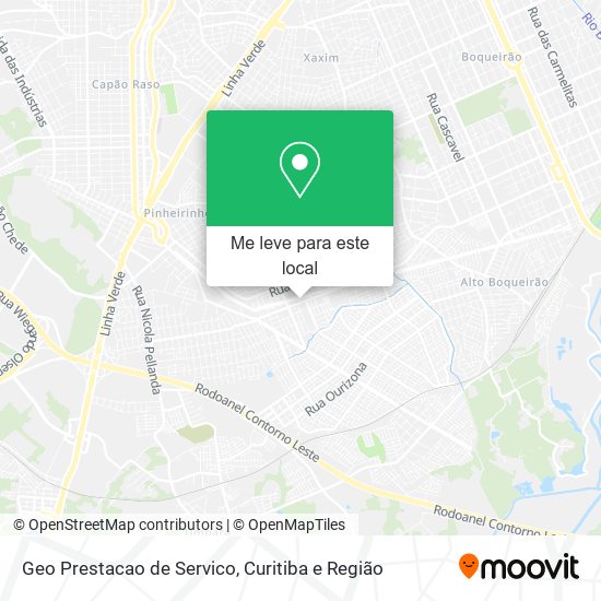 Geo Prestacao de Servico mapa
