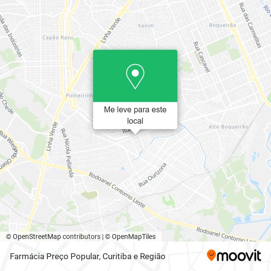 Farmácia Preço Popular mapa