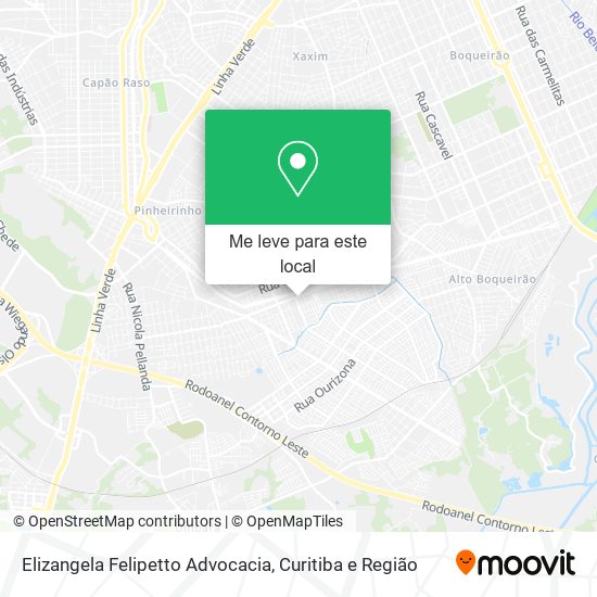 Elizangela Felipetto Advocacia mapa