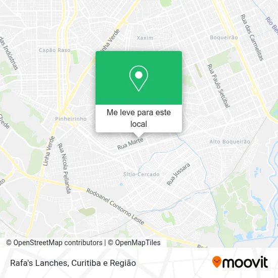 Rafa's Lanches mapa