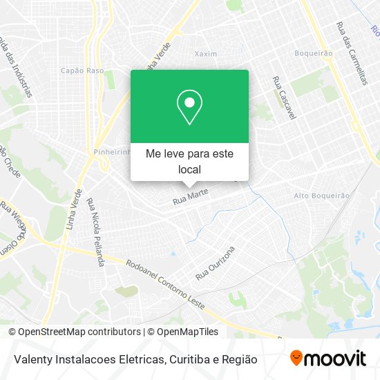 Valenty Instalacoes Eletricas mapa