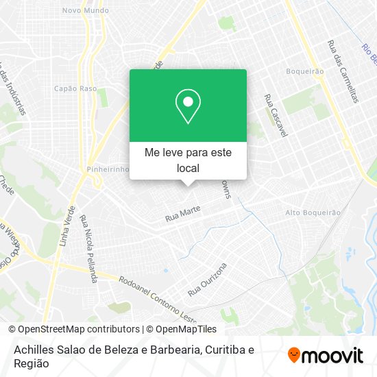 Achilles Salao de Beleza e Barbearia mapa