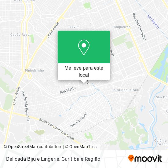 Delicada Biju e Lingerie mapa