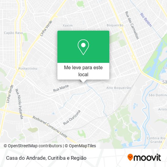 Casa do Andrade mapa