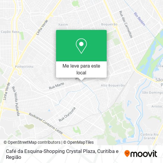 Café da Esquina-Shopping Crystal Plaza mapa