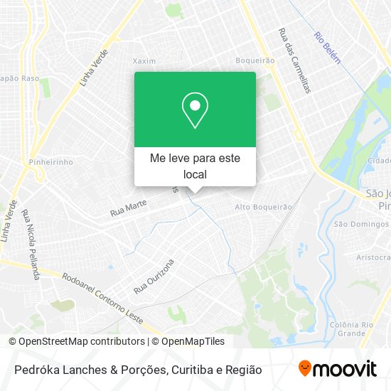 Pedróka Lanches & Porções mapa