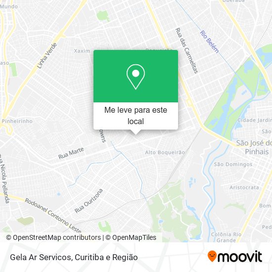 Gela Ar Servicos mapa