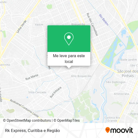 Rk Express mapa