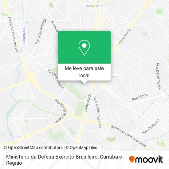 Ministerio da Defesa Exercito Brasileiro mapa