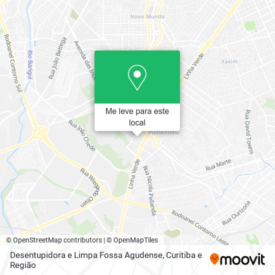 Desentupidora e Limpa Fossa Agudense mapa