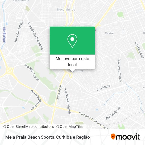Meia Praia Beach Sports mapa